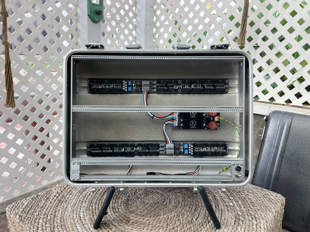 BPNYC ZERO Halliburton Eurorack Modular Travel Case 7U 82hp Black textured SOLD